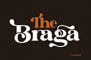 The Braga Modern Font, a Serif Font by Font Kingdom (Thumbnail 1 of 7)