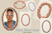 Party Never Ends: Bright Collage Kit, an Object Graphic by divanovskaya_nv (Thumbnail 9 of 17)