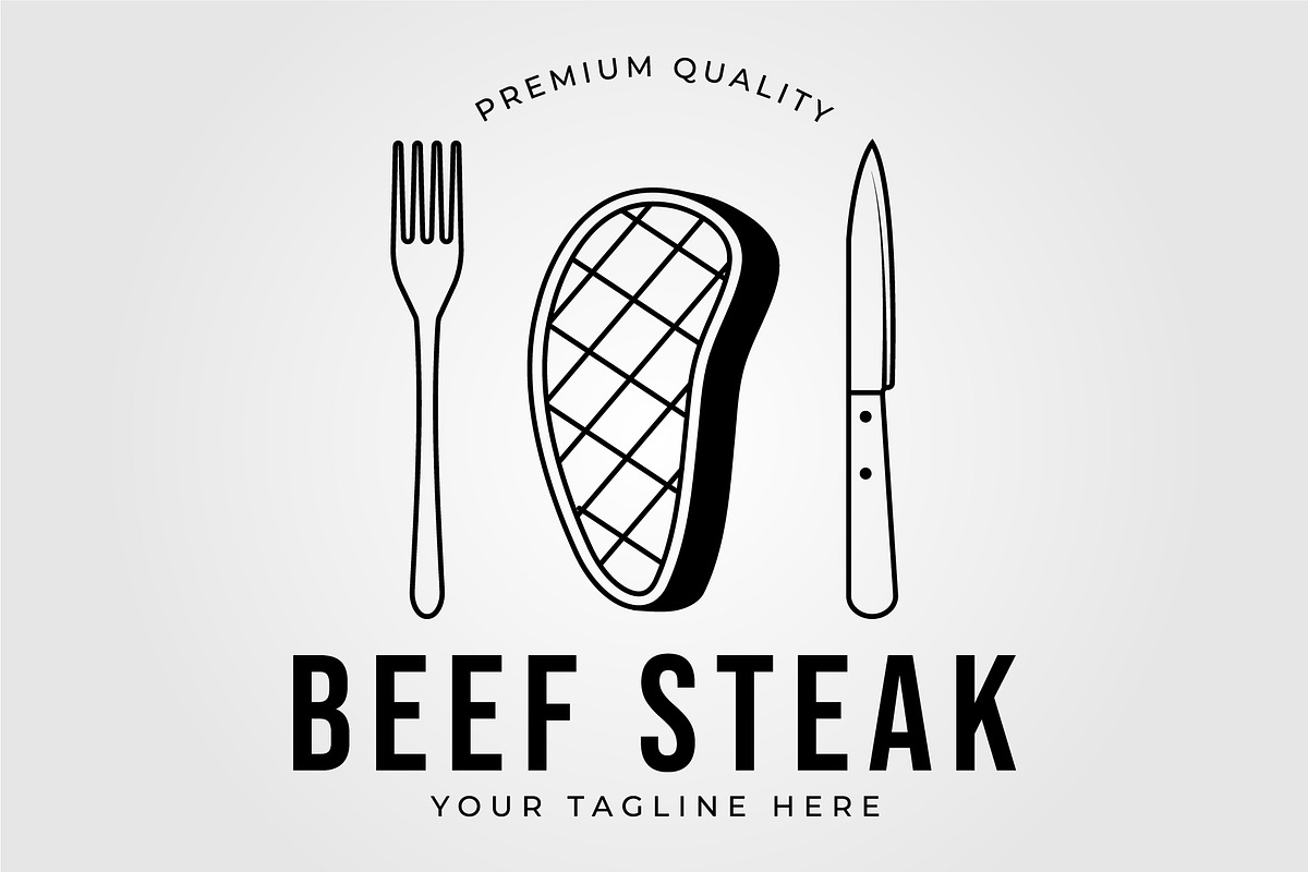 beef steak and barbecue restaurant, a Graphic by Rizkaarishandy_shop