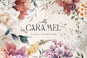 CARAMEL - watercolor flowers, an Illustration by ollalya (Thumbnail 1 of 15)