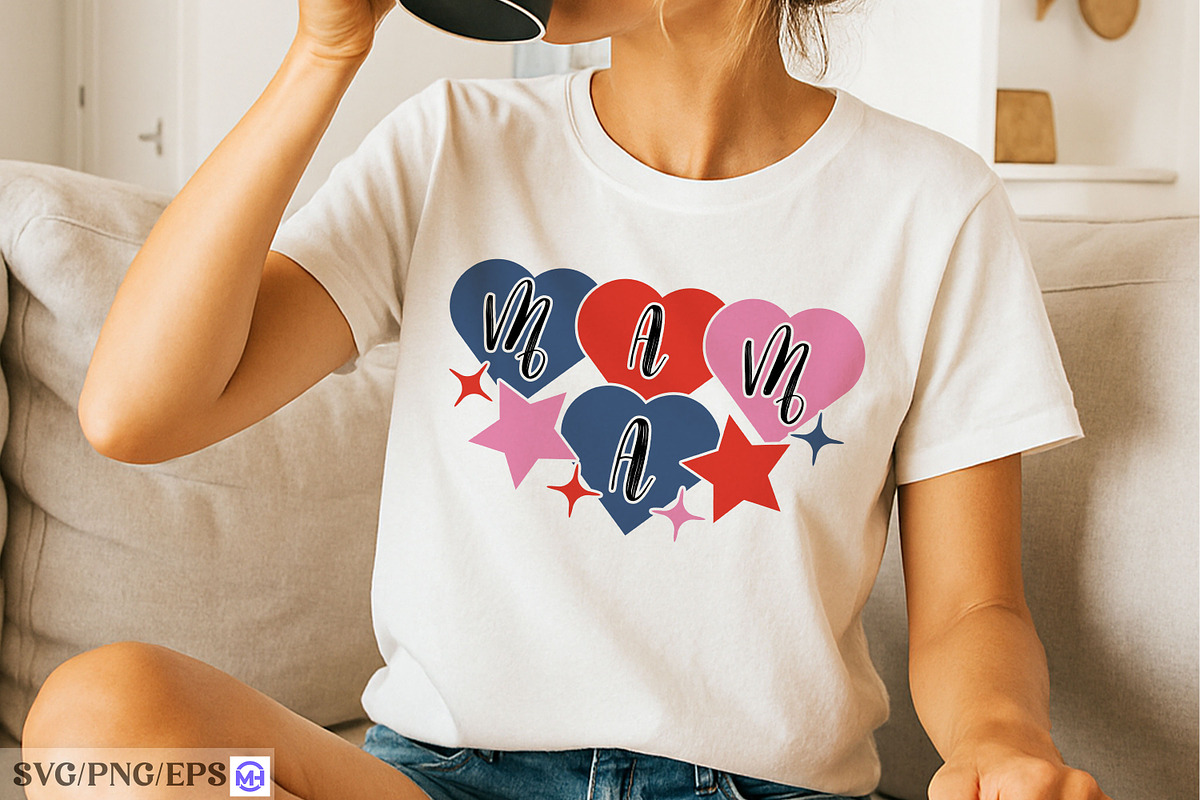 Mother's Day Mama SVG PNG Design, a Graphic by mh_arif (Photo 3 of 4)