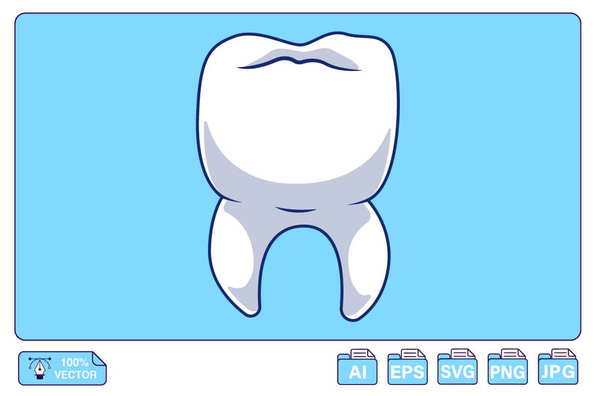 Teeth Cartoon Vector Icons, a Person Illustration by Artstorystudio (Photo 1 of 3)