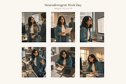 Neurodivergent at Work, Set of 24, a Person Illustration by LanternkinStudio (Thumbnail 7 of 13)