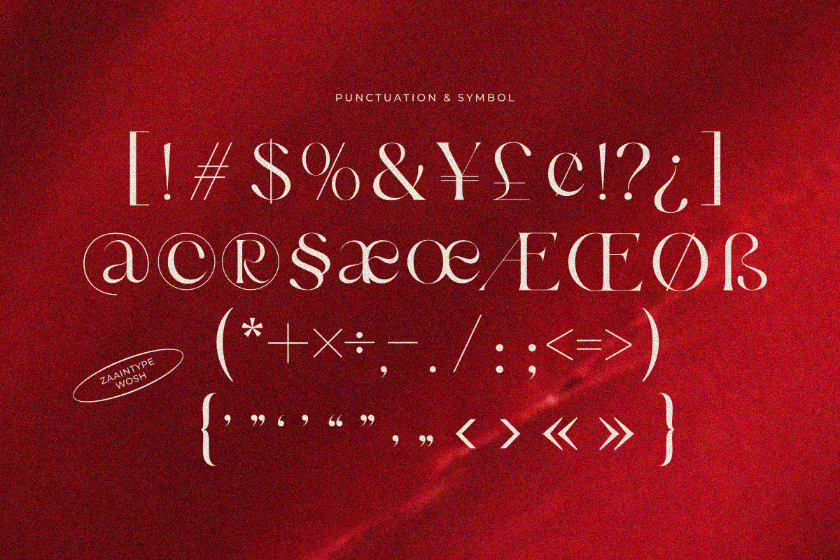 Wosh, a Serif Font by zaaintype (Photo 10 of 12)