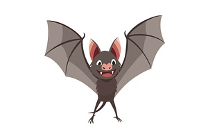 Bat. Concept cartoon bat. Vector, an Animal Illustration by the8monkey