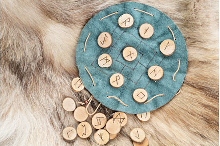 Handmade runes for fortunetelling, an Architecture Photo by Neirfy