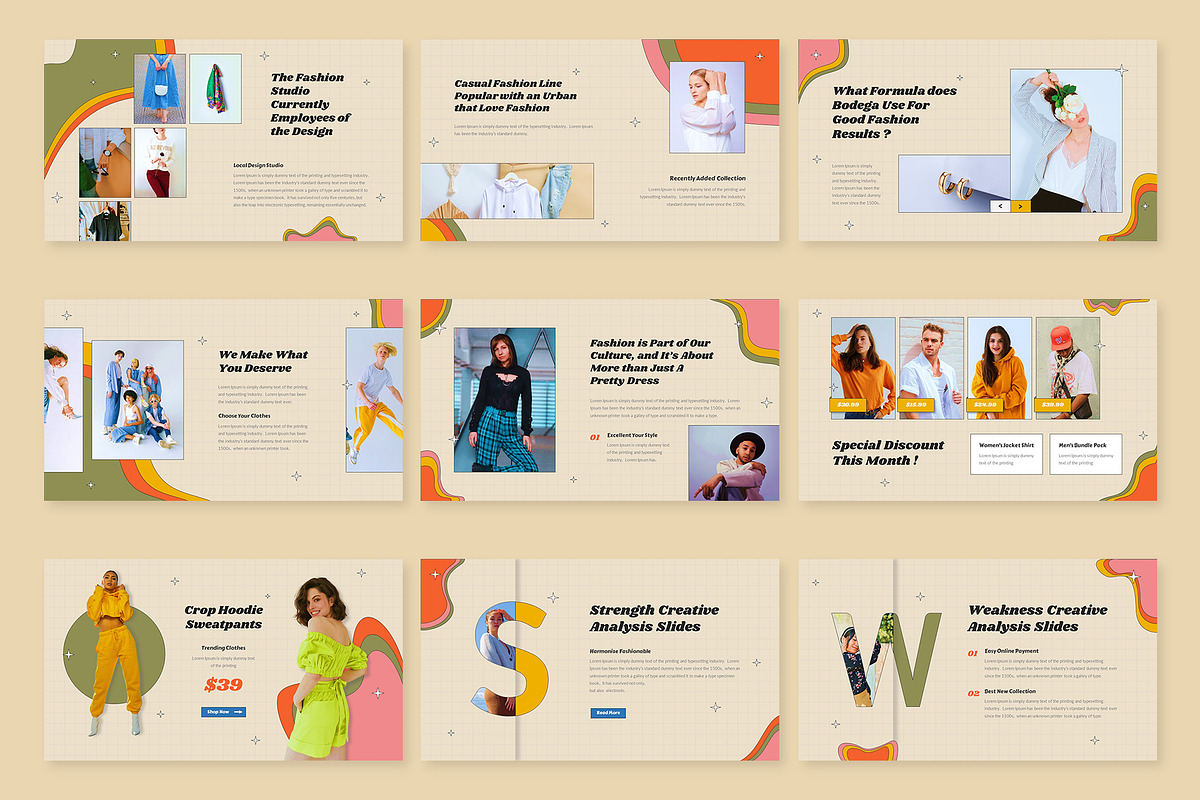 Bodega–Retro Y2K PowerPoint Template, a Presentation Template by Premast (Photo 4 of 5)