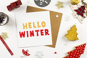 Hello Winter Typography, a Symbol Font by Alice_Evans (Thumbnail 1 of 11)