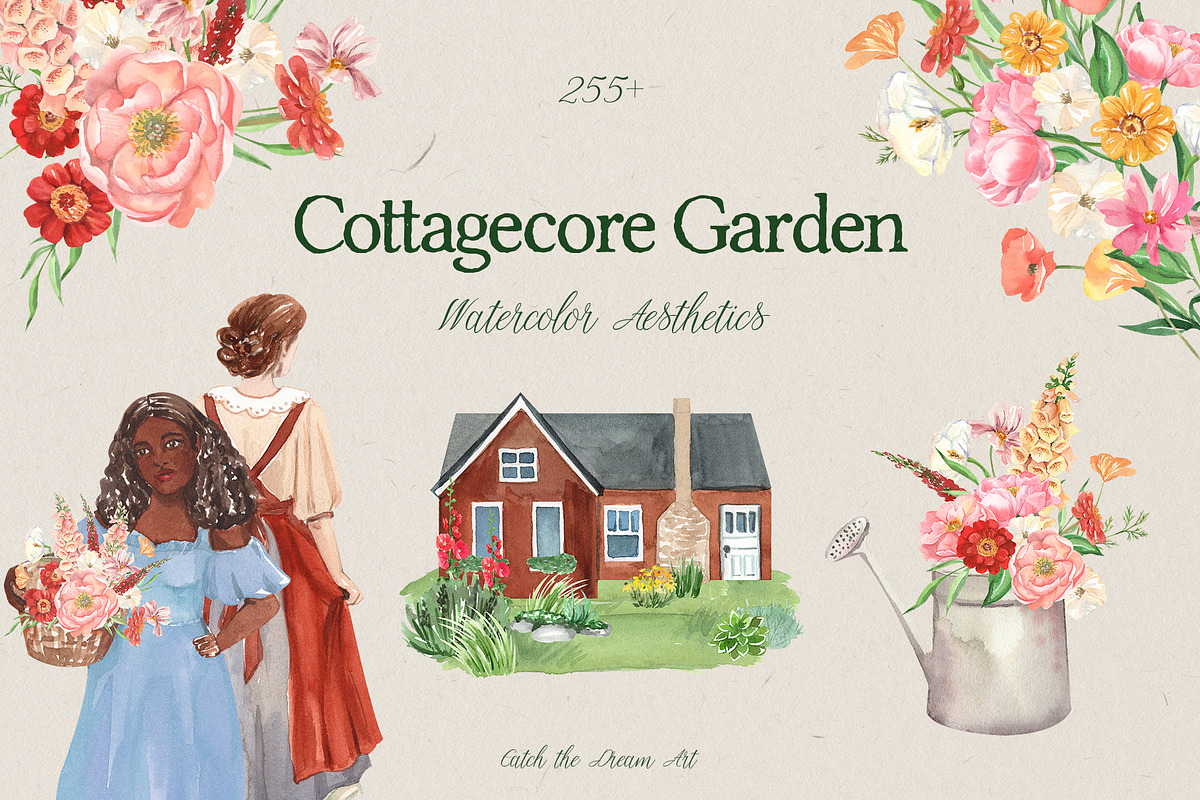BUNDLE 95 in 1 - 11000 Watercolor, a Decorative Illustration by Catch the Dream Art (Photo 18 of 96)
