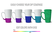 Glitter Latte Mug Product Mock up, a Product Mockup by SarahDesign (Thumbnail 4 of 4)