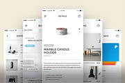 Bureau UI Kit Axure Mobile Ecommerce, an UI Kit Template by Axure Themes (Thumbnail 2 of 2)