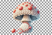 Watercolor Crochet Autumn Clipart, an Illustration by Black Bird Studio (Thumbnail 4 of 6)