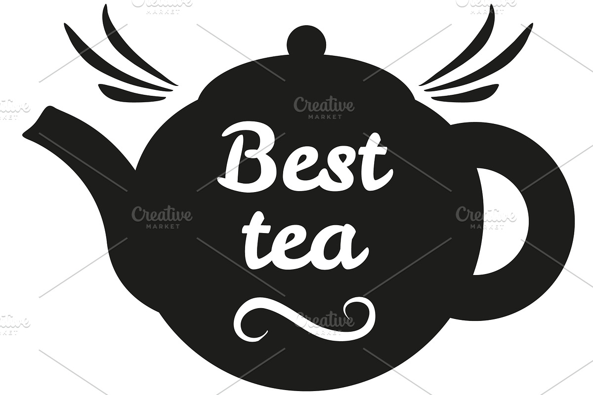 Hand drawn lettering for teahouse, an Object Illustration by robuart