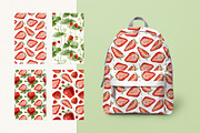 Strawberry watercolor illustrations, a Food Illustration by Fedulova Art (Thumbnail 9 of 17)