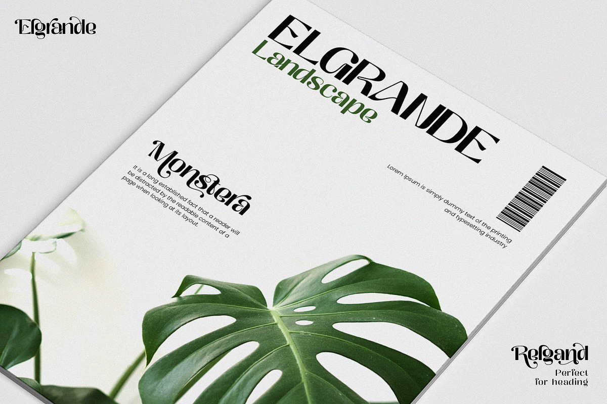 Relgand - Display Family Font, a Sans Serif Font by Ekahermawan (Photo 6 of 14)