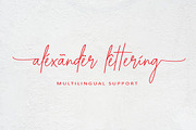 ALEXANDER LETTERING, a Script Font by AMINMARIO (Thumbnail 8 of 10)