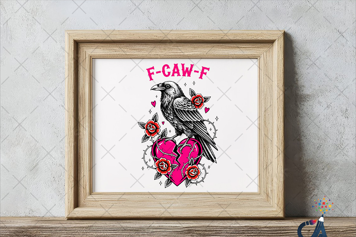 F-Caw-F PNG, Floral Heart Png, an Illustration by Creative Art (Photo 5 of 6)