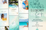 Travel Instagram Templates for Agent, a Social Media Template by Under My Cozy Roof (Thumbnail 1 of 10)