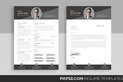 My Clean Resume/CV Set with MS Word, a Resume Template by graphicforest (Thumbnail 1 of 5)