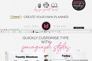 A4 InDesign Burst Planner Template, a Stationery Template by WhiteSpace Design Studio (Thumbnail 2 of 4)