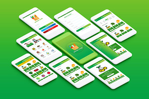 Grocery Store Mobile App UI Kit