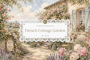 French Cottage Garden Watercolor Set, a Decorative Illustration by Euonia Meraki (Thumbnail 1 of 18)