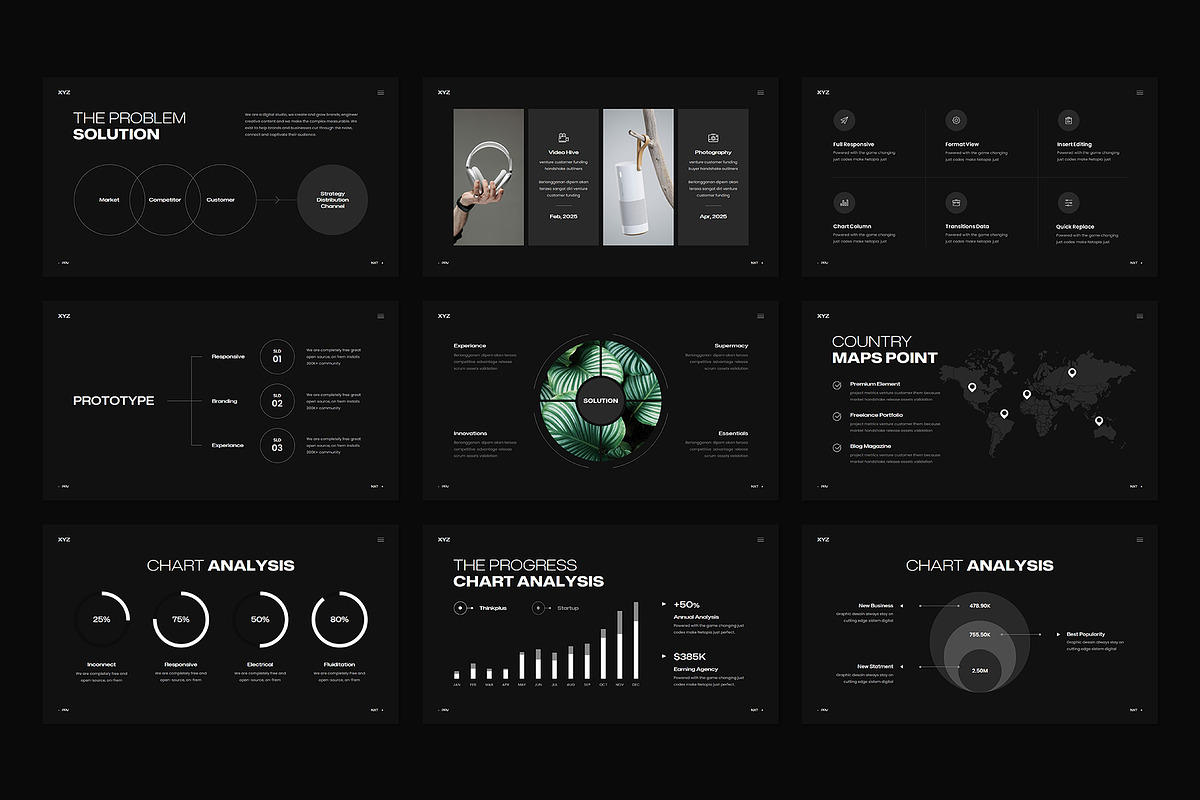XYZ Presentation Template Design, a Presentation Template by Rocketstill (Photo 6 of 7)