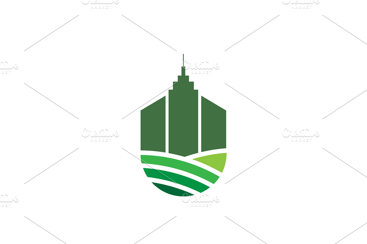 agriculture field factory logo, a Branding & Logo Template by devastd