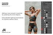 Fashion Mockup Women's Activewear 02, an Apparel Mockup by Andrea Muller (Thumbnail 4 of 7)