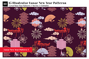 15 Vector Lunar New Year Patterns, a Pattern Graphic by CC CREATIVE CO (Thumbnail 17 of 23)