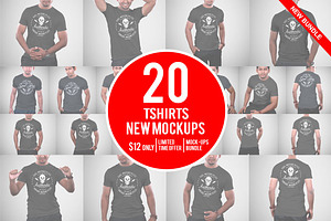 Mens Tshirt Mockup Vol-1 Bundle