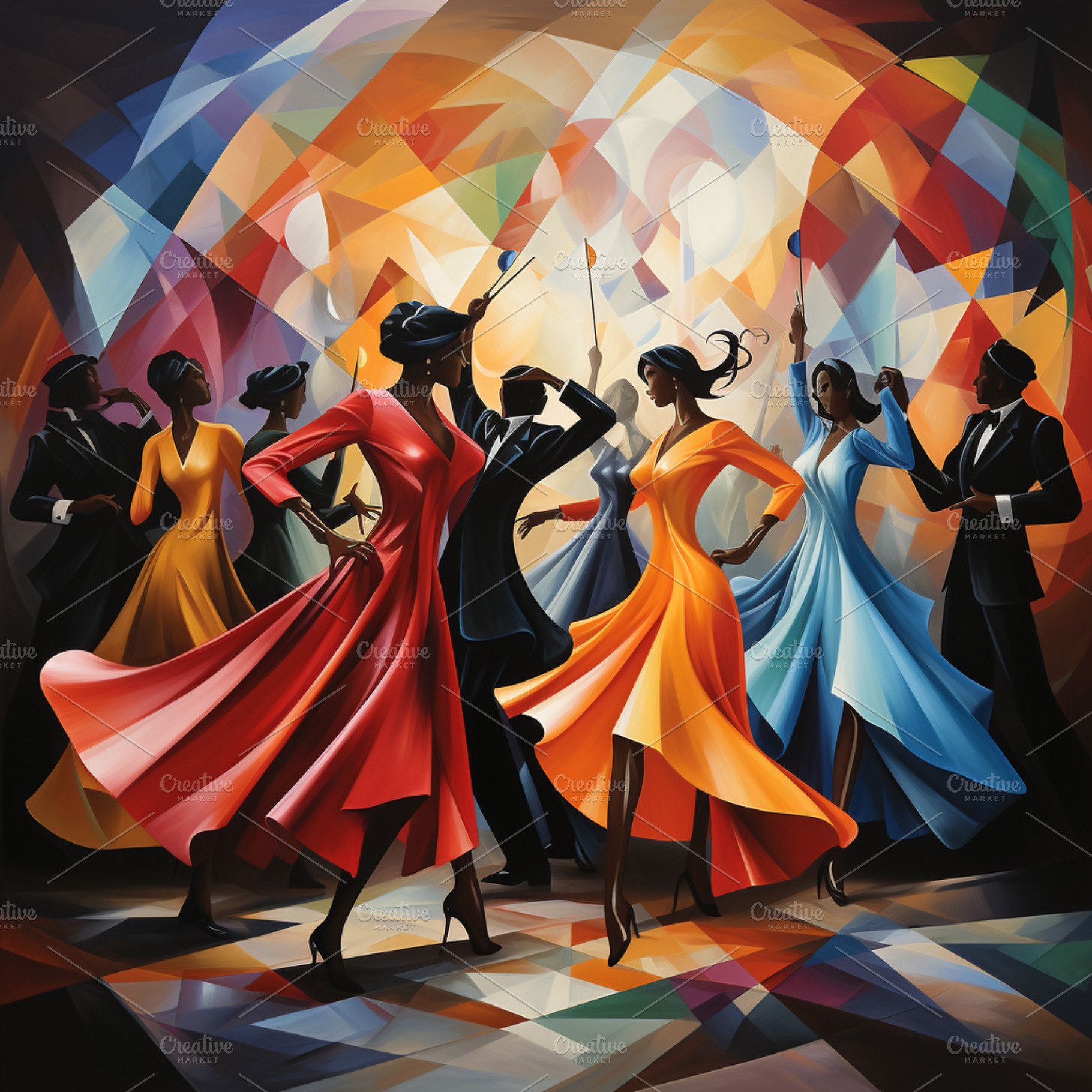 Abstract Dancing Print, an Abstract Photo by AYINDE