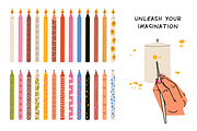 150+ Candle Making Clipart Set, an Object Illustration by Zeukaa (Thumbnail 4 of 15)