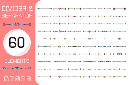 Invitation Separator & Line Dividers