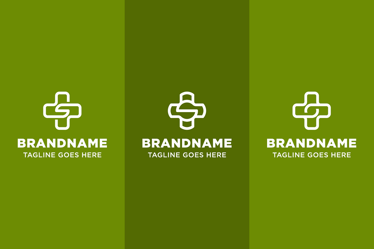 Letter S Medical Cross Simple Logo, a Branding & Logo Template by Pray Art Design Studio (Photo 2 of 2)
