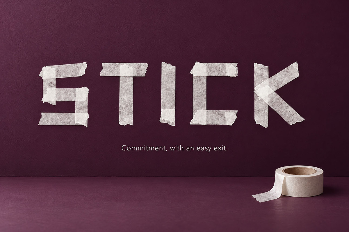 Tape White Font, a Sans Serif Font by Handmadefont (Photo 12 of 15)