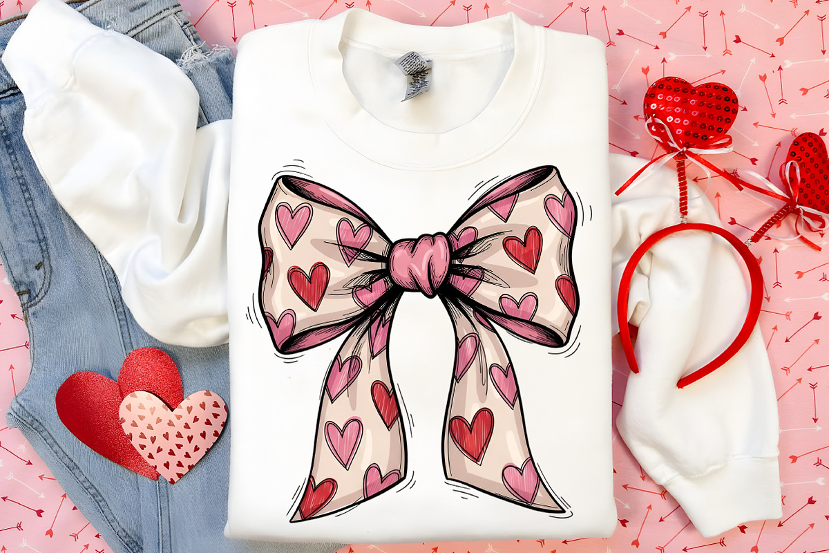 Coquette Heart Bow PNG, an Illustration by Canvas Craft (Photo 3 of 6)