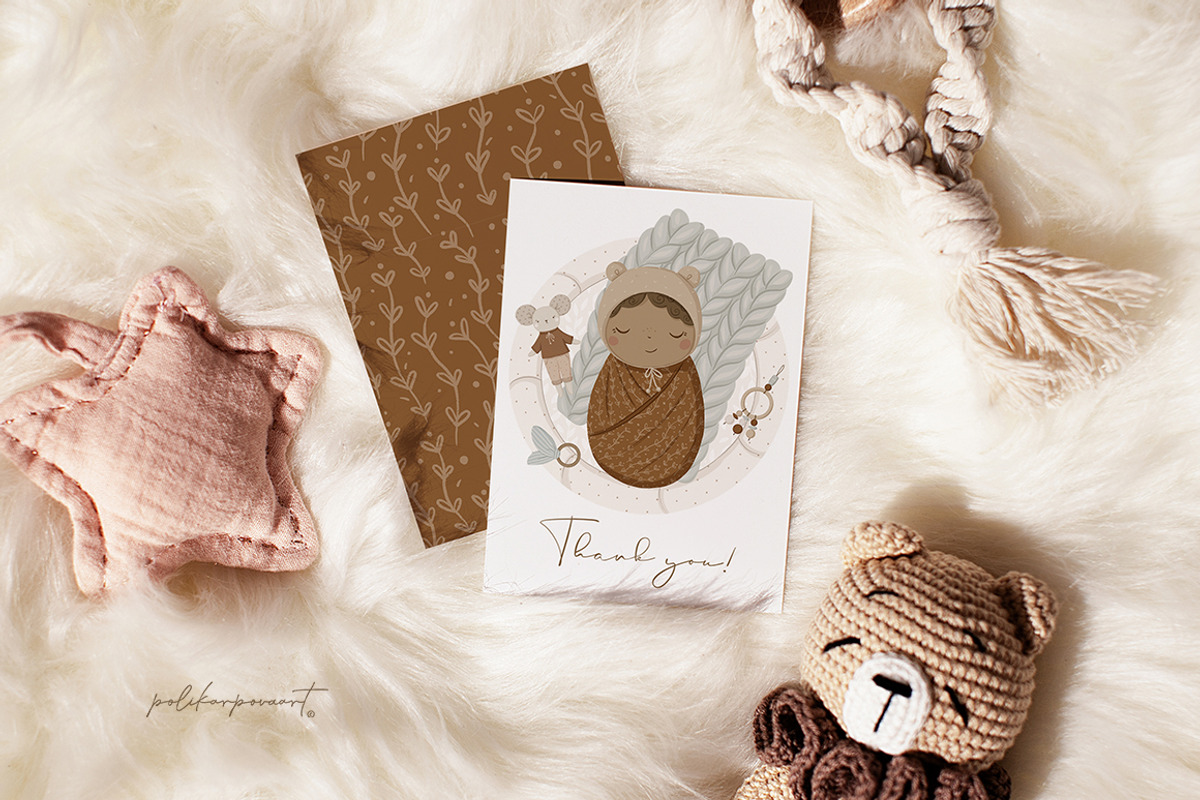 NEWBORN baby illustration & patterns, an Animal Illustration by polikarpovaart (Photo 13 of 13)