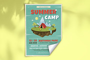 Summer Camp Flyer, a Flyer Template by Totem Design Studio (Thumbnail 2 of 5)