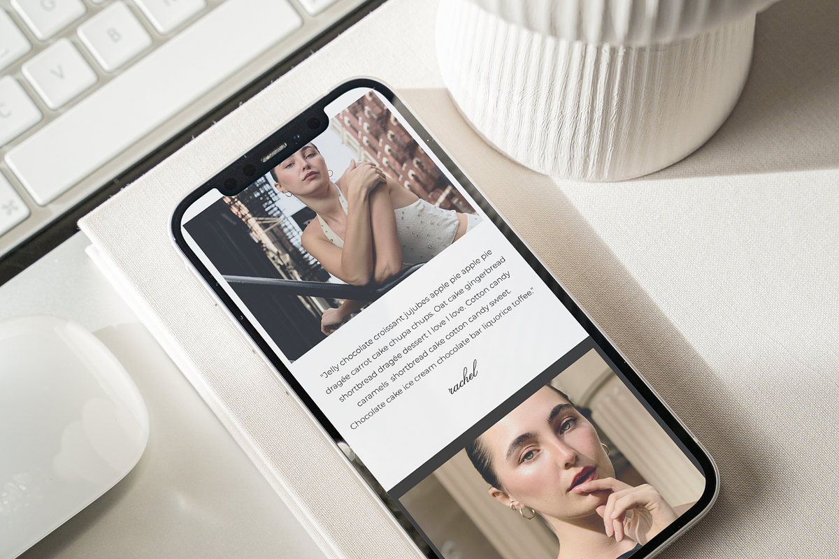 Showit Testimonial Add On Templates, a Landing Page Template by Blush Created (Photo 12 of 16)