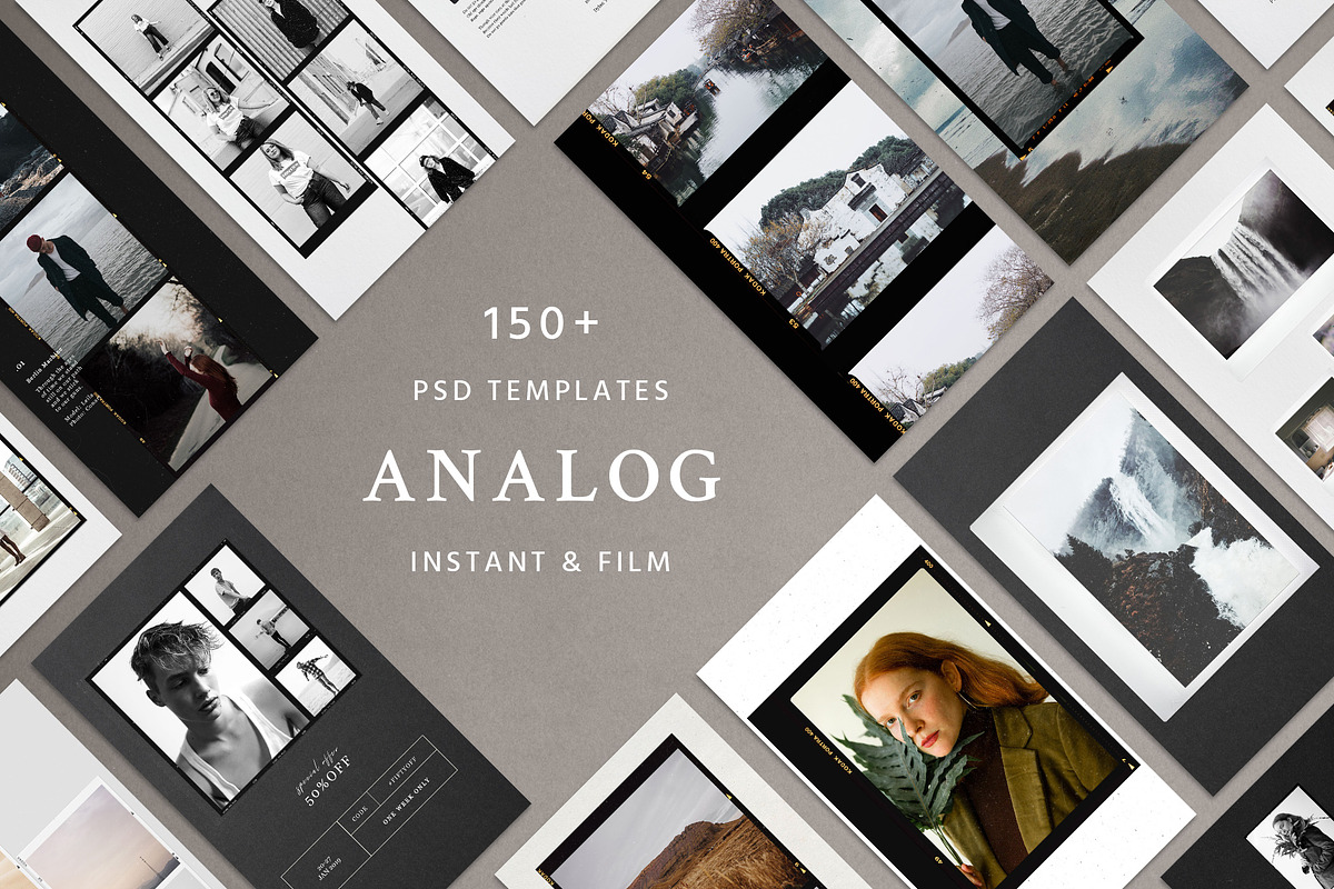 Analog Film & Instant - Social Kit, a Social Media Template by Sparrow & Snow (Photo 1 of 13)