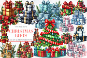Christmas Gifts Clipart, an Illustration by Designworld (Thumbnail 1 of 6)