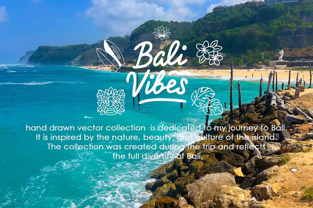 Bali Vibes Whimsy Illustrations, an Object Illustration by SunnJaneArt (Photo 11 of 12)