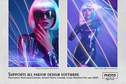 Neon Trails Overlays Effect, an Action Add-On by PhotoSpirit (Thumbnail 5 of 8)