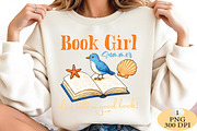 Book Girl Summer PNG, a Seasonal Illustration by Daily.Designs (Thumbnail 2 of 5)