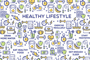Healthy Lifestyle Illustration