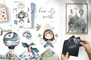 Mythical Dragon Watercolor Adventure, an Animal Illustration by Ann Art Houze (Thumbnail 3 of 14)