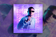 Night club party flyer post template, a Social Media Template by Tanmoy Topu (Thumbnail 6 of 11)