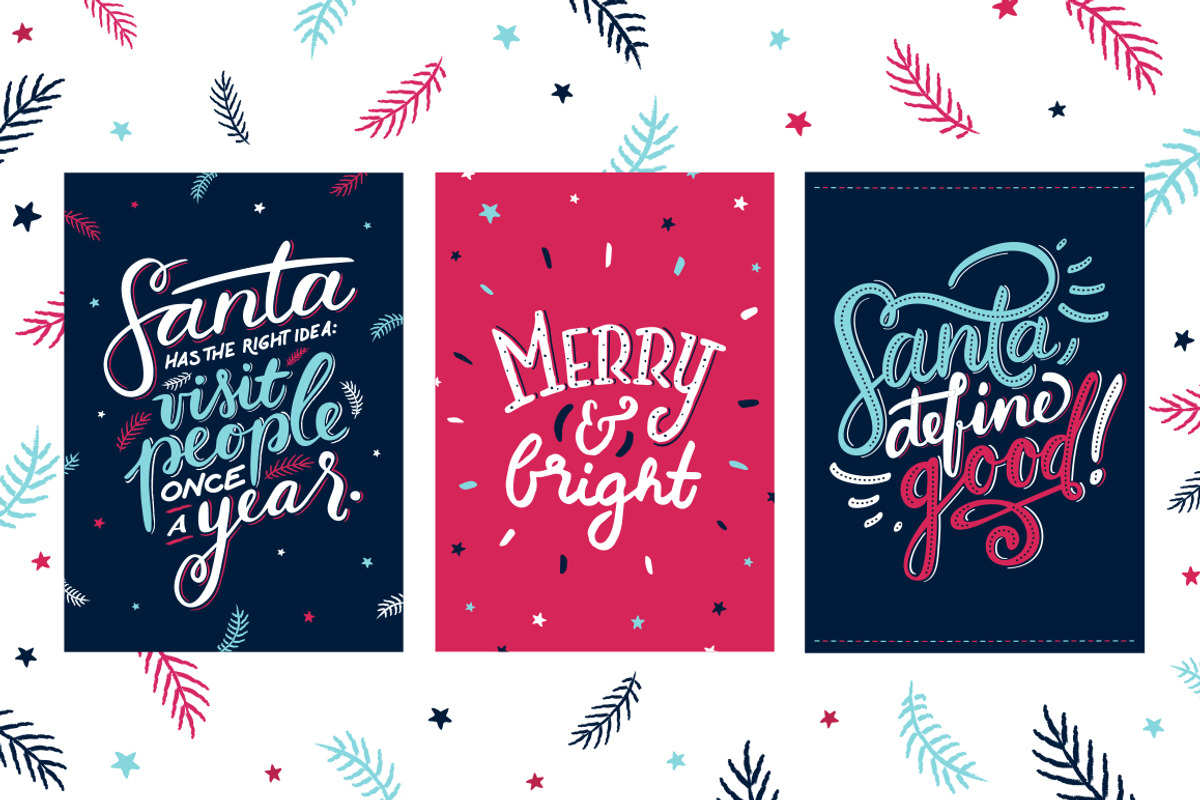Christmas Lettering | Holiday Cards, a Graphic by Alexandra Deus (Photo 5 of 5)