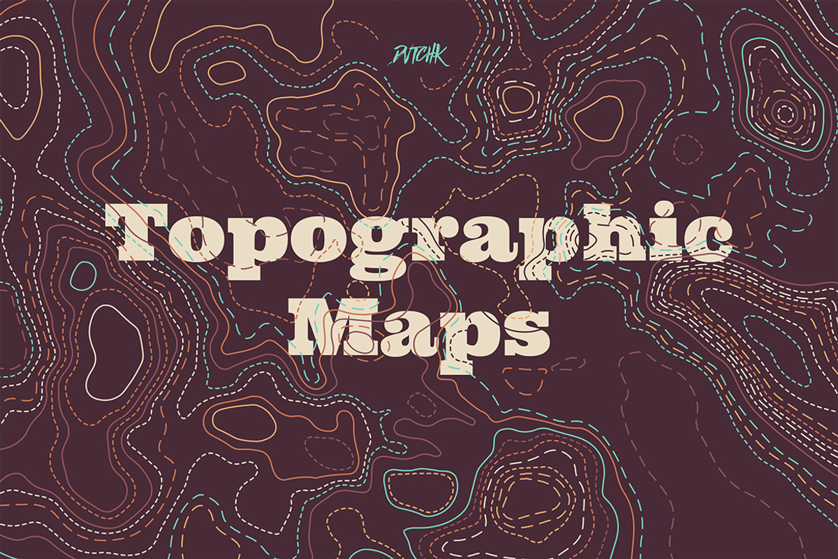 Topographic Maps, a Background Graphic by dvtchk (Photo 4 of 11)